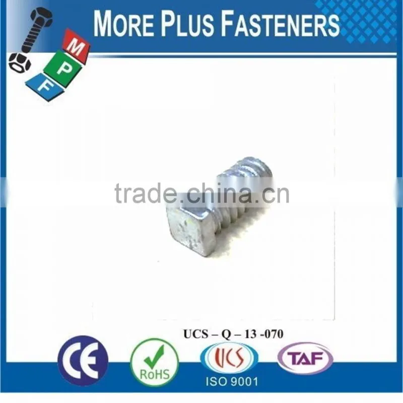 Made in Taiwan Hex Socket Countersunk Head Machine Screw Mushroom Head Ribbed Neck Machine Screw Square Head Machine Screw