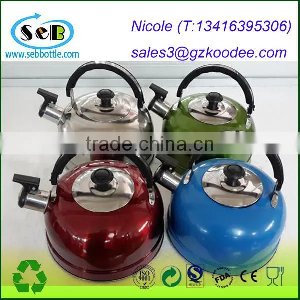 Farberware Classic Stainless Steel Whistling Water Kettle with Copper Capsule Bottom