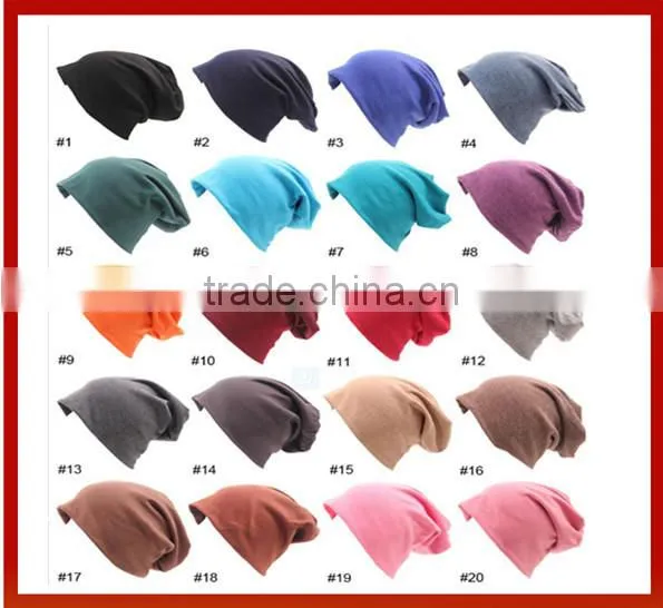 Unisex Cotton Solid Color Skully Hats,Fashion Cotton 2016 Winter Hats
