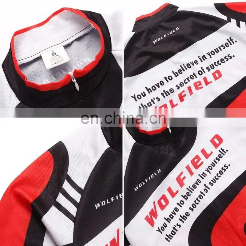 Popular wholesale design your own cycling jerseys sets