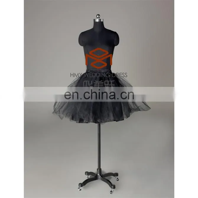 Cheap Sexy Black Short Petticoats Skirt HMY-PPT014 Tutu Skirt Slips Crinoline Petticoats For Girls