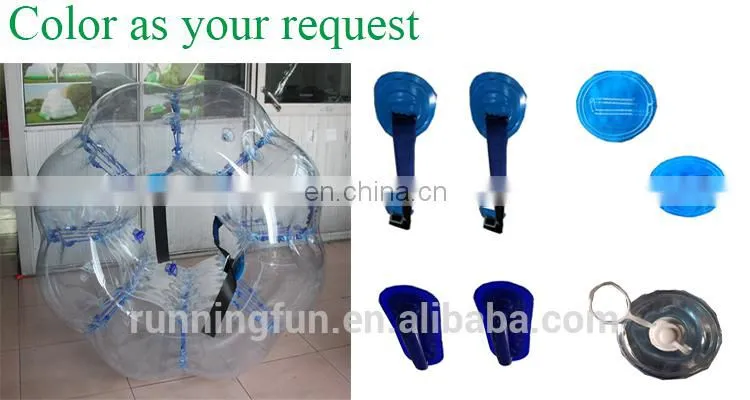 Hot!! Colorful inflatale human body zorb ball, inflatable soccer zorb ball for football games
