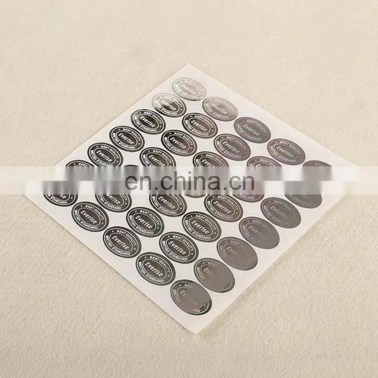 Customized cheaper price anti-counterfeit laser adhesive sticker for environmental protection adhesive