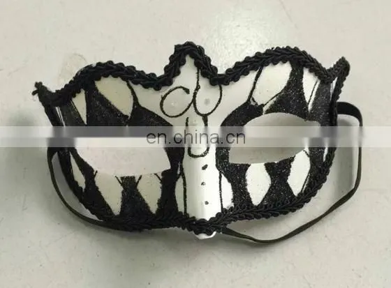 Beautifully half face PVC without feather Party Masks