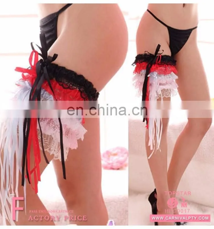 Black Navy Wedding Garter B Beautiful strech lace erotic matrue high quality garter belts for women