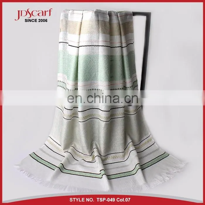 Women 100% polyester multicolor muslim scarf hijab fashionable scarf