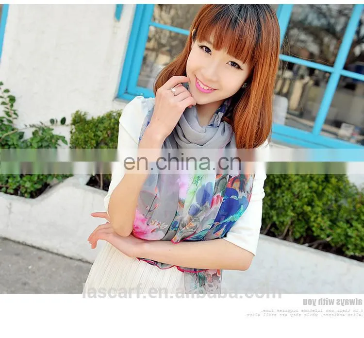 2015fashion style newest high quality silk georgette digital printing stole(SP887DL)