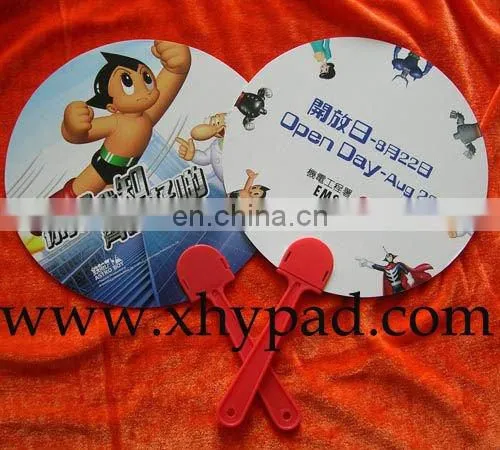 japanese custom plastic round fan
