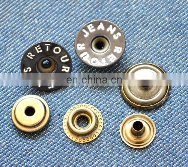 metal cap snap button