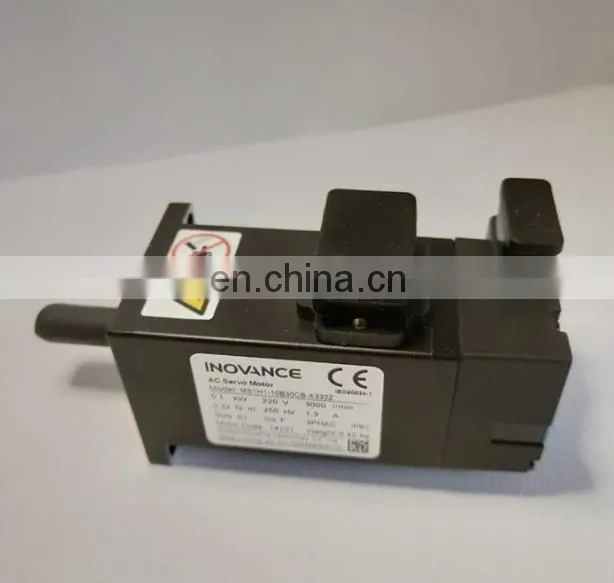 100W Low Capacity Inovance AC Servo Motor Drive MS1H1-100B30CB-A220Z For Injection Machine
