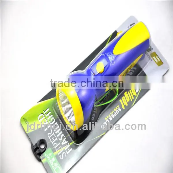 Rechargeable led car lighter torch flashlight