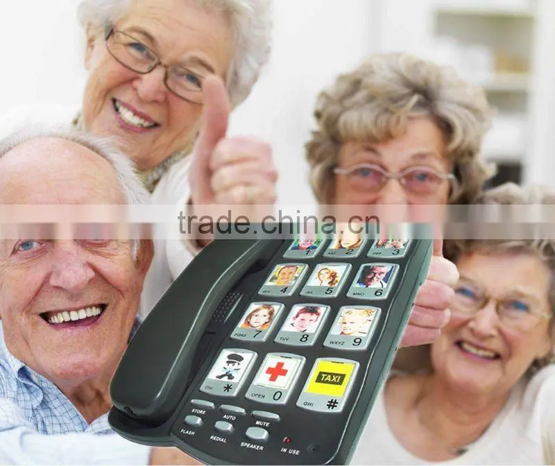 landline phone: gift for elderly people
