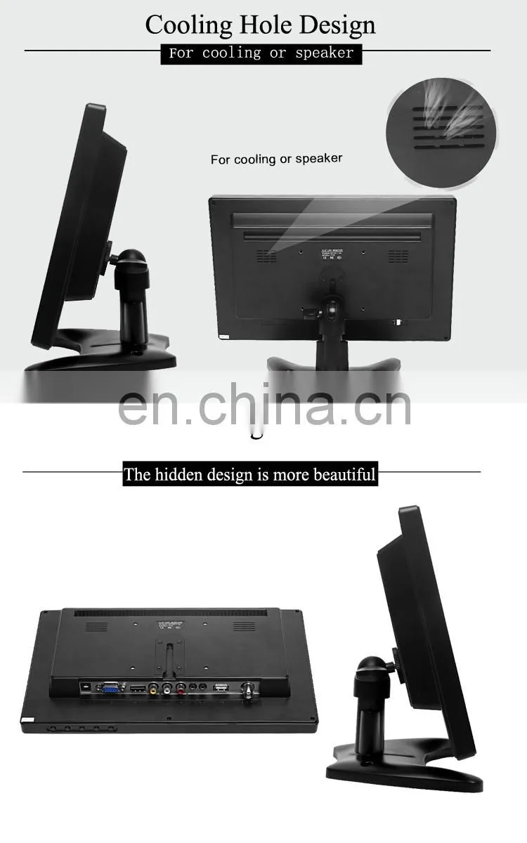 China 11.6 Inch Double Sided Widescreen PC lcd/ips Gaming touchscreen monitor computer