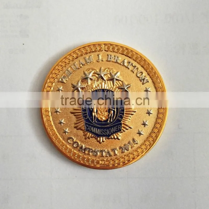 custom gold coins Jack Maple challenge coin cheap coins for sale 3D challenge coins