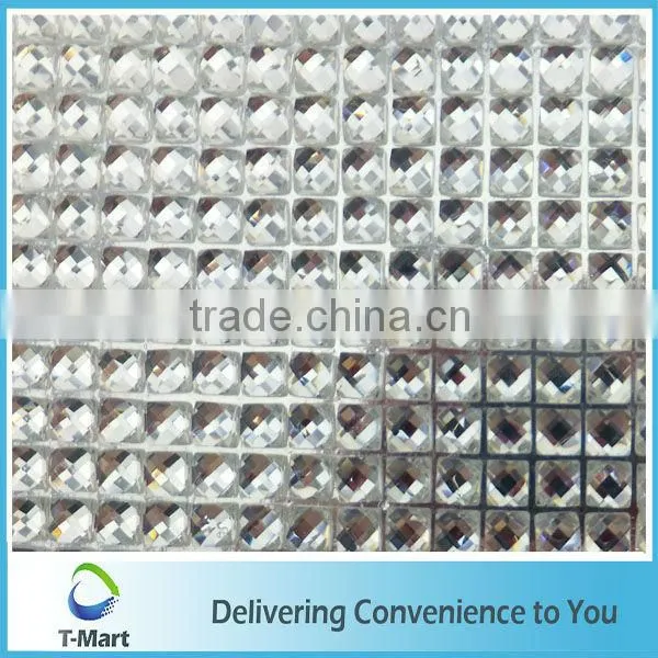 Cheap price rhinestone sticker sheet for wedding decoration