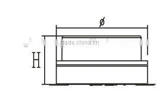 IP43 100 to 300V 40W Induction ceiling light fixture