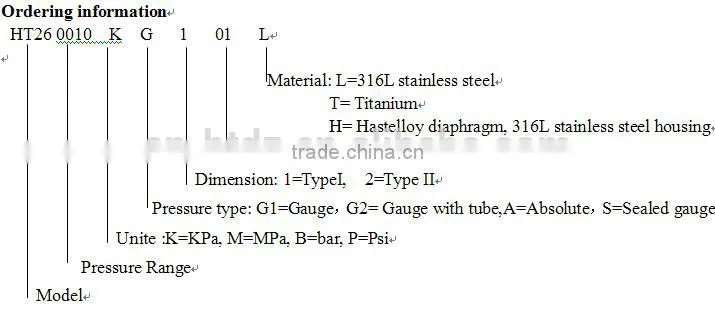 Oil filled sensor