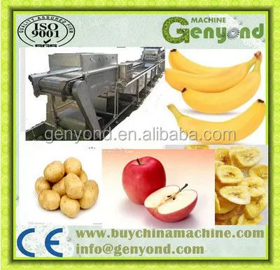 Vacuum Frying Crisp Apple Chips Maker Production Line/ Vaccum Frying Machine/ Apple Chip Blanching Machine