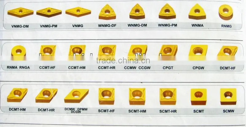 VCGT carbide insert aluminum turning insert from top quality manufacturer in China