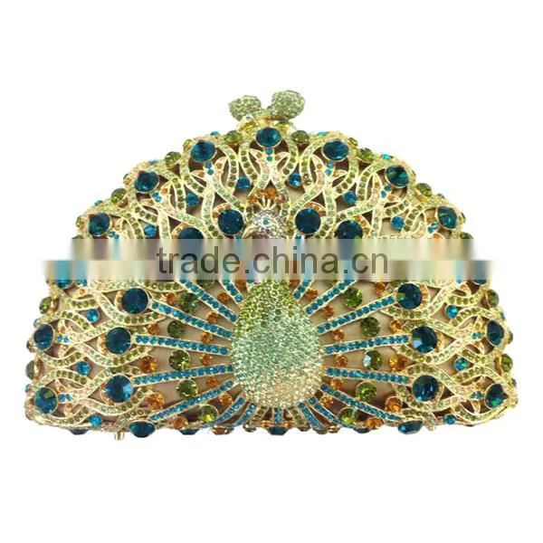 luxury and noble diamante clutch bag