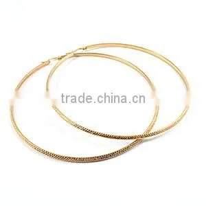 Old fashion earring Simple big round shape earring jewelry