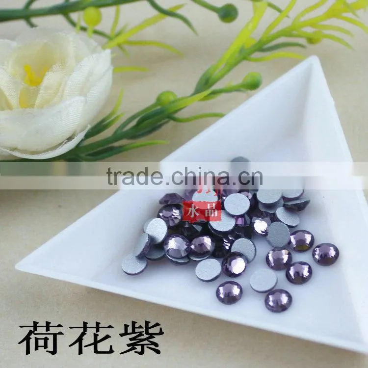 Wholesale Decorative Flat Back Round shape Crystal DMC Rhinestones ss8