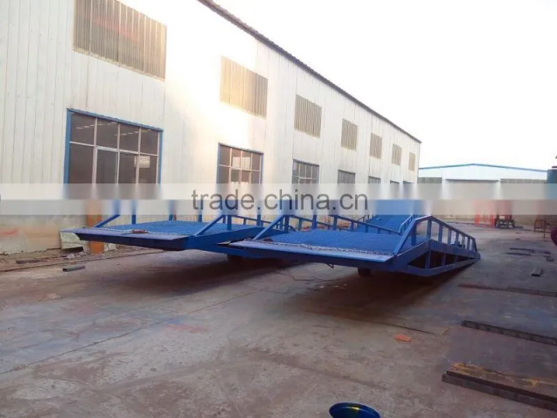 Hydraulic container truck loading ramp for forklift High quality products for a large number of reservation