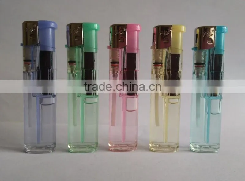 Chinese cigarette lighter transparent electronic lighter FH-606 smoking accessories