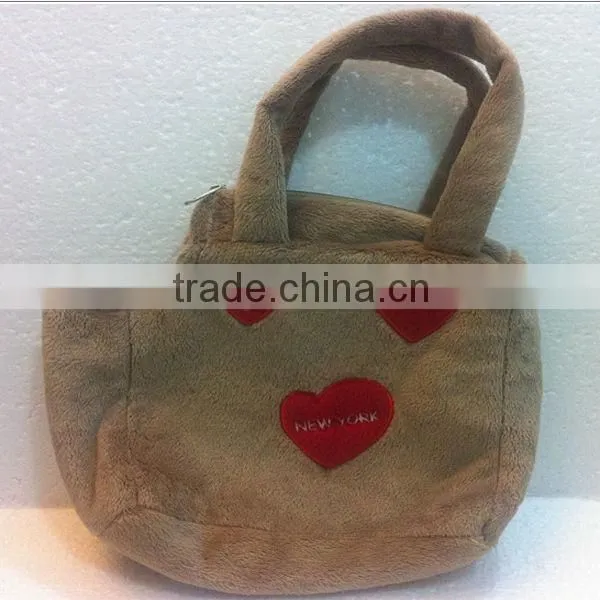 plush bag/plush toy bag/kids plush bags