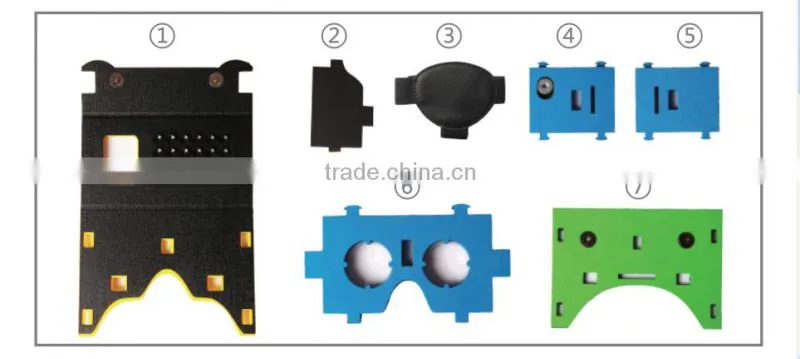 more popular 3d vr glasses virtual reality eva 3D glasses