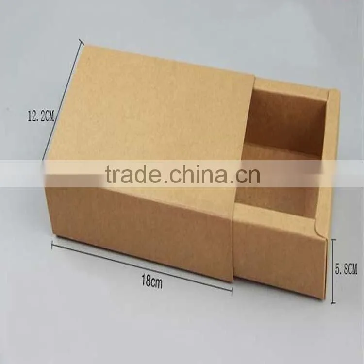 Recycled Foldable Single Wall Cardboard Kraft Paper Packaging Box