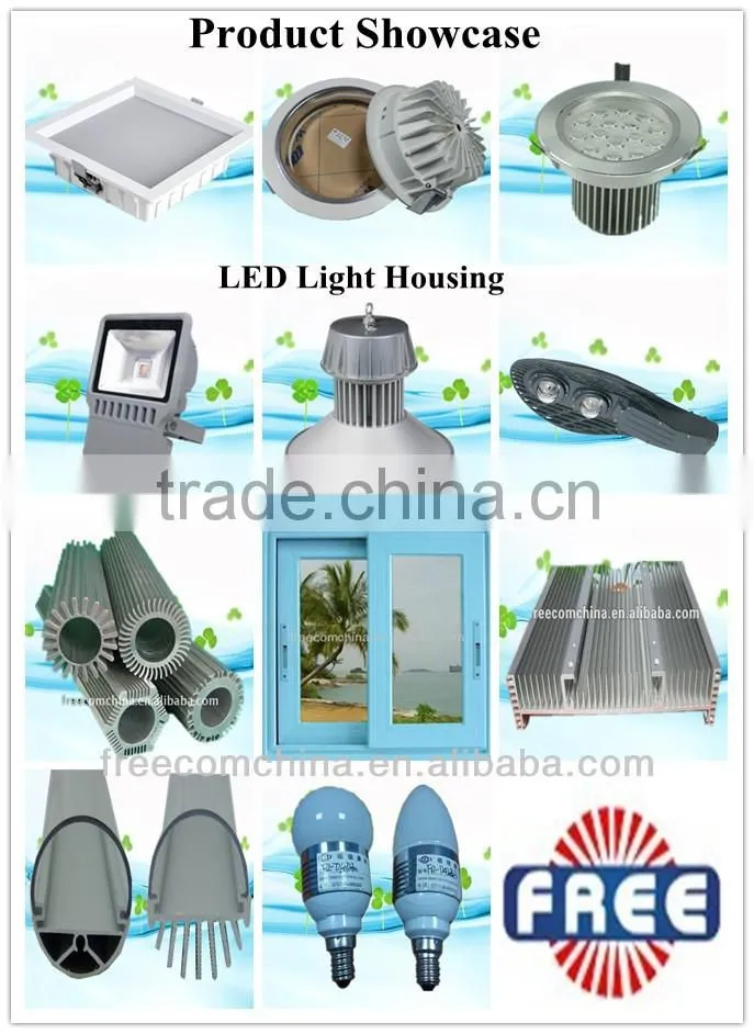 IP65 Aluminum 6063 LED Wall Washer Body Kit