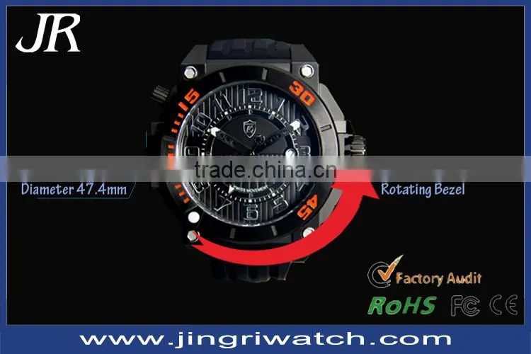 1000m water resistant orologio da polso watch watch fashion vogue quartz square shaped man watch