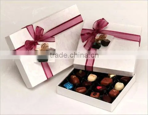 Homemade chocolates gift boxes