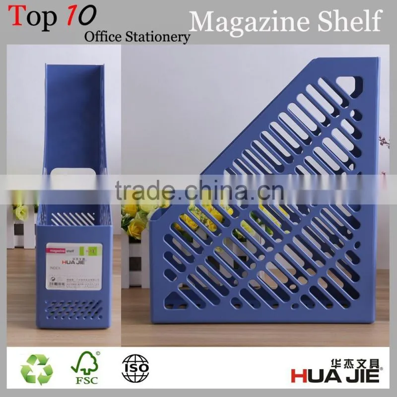 Custom Office furniture PP Desktop folder magazine rack magazine organizer
