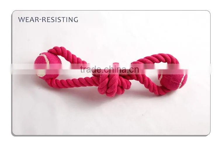 rope toy for pet dog with durable cotton knots and reasonable price