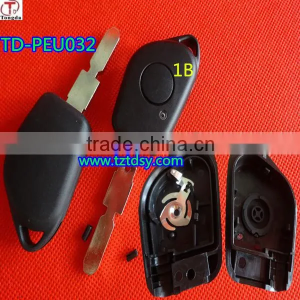 Tongda car key TD-PEU042 KEY.no logo , high qualty 2 button SX9 key for peugeot with big holes