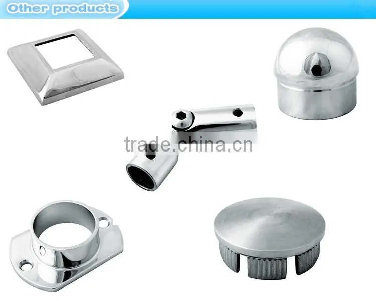 stainless steel glass clamp stainless steel clamps for handrail
