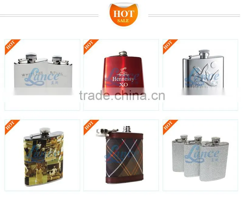 hot popular colorful hip flask 2016