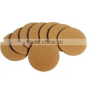 Factory wholesale new design custom sublimation blank cork coaster