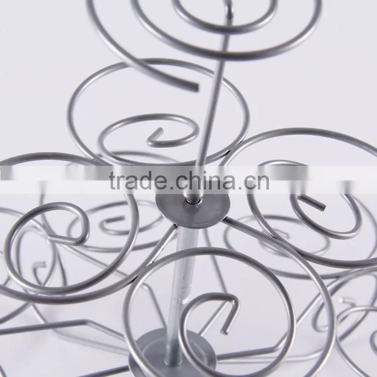Multi-Tiered Metal Dessert and Cupcake Stand