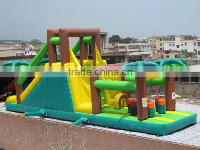 inflatable obstacle for kids and adults , western obstacle course