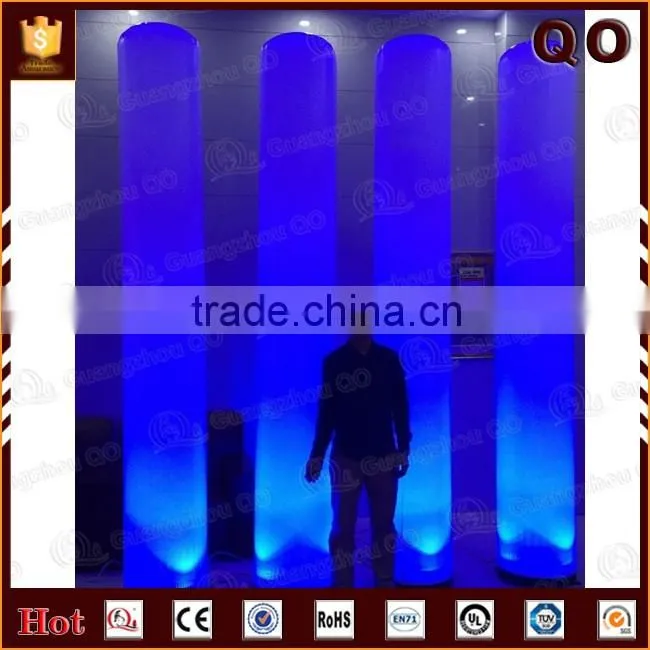 Best selling stand pillar waterproof inflatable light column outdoor