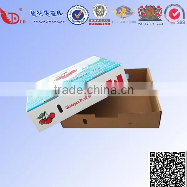 Supplying corrugated carton box for fruit and vegetable packaging box