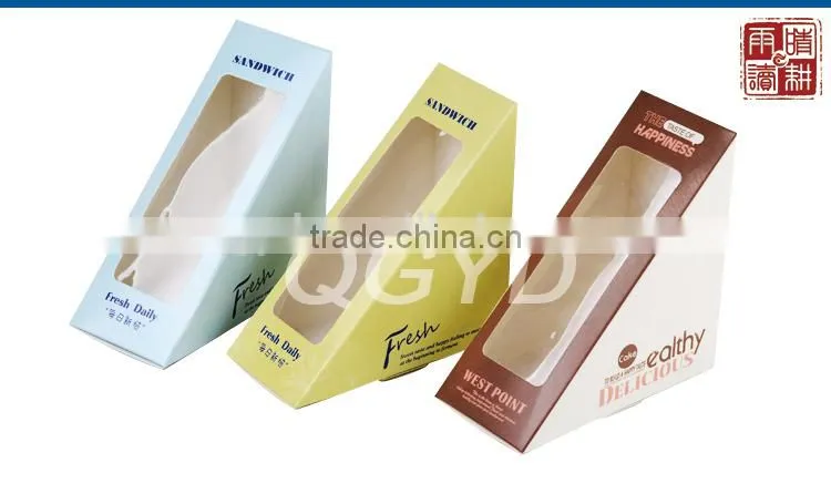 manufacturer custom food garde sandwich paper box