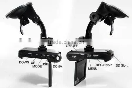 2.5 inch TFT HD 72 degree auto camera recording