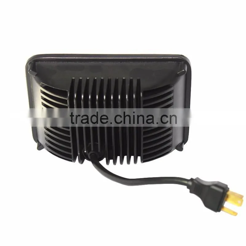4" X 6" Rectangular Sealed 45W LED Headlight Headlamp Replacement, High/low beam H4 45w Led Work Light