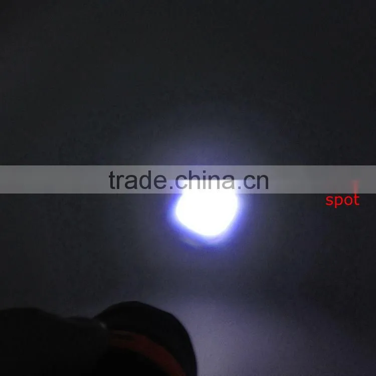 1W powerful led zoom in-out flashlight with