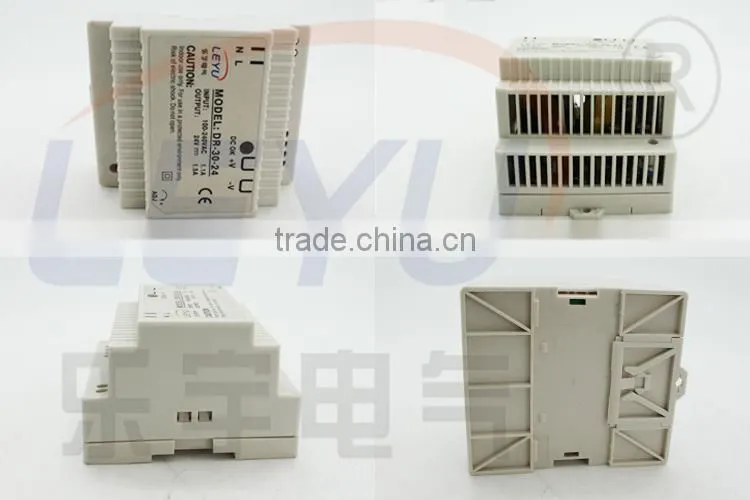 Factory outlet DR-30 12v single output power supply CE R0HS approved DIN rail 30w 12v AC input full range power supply