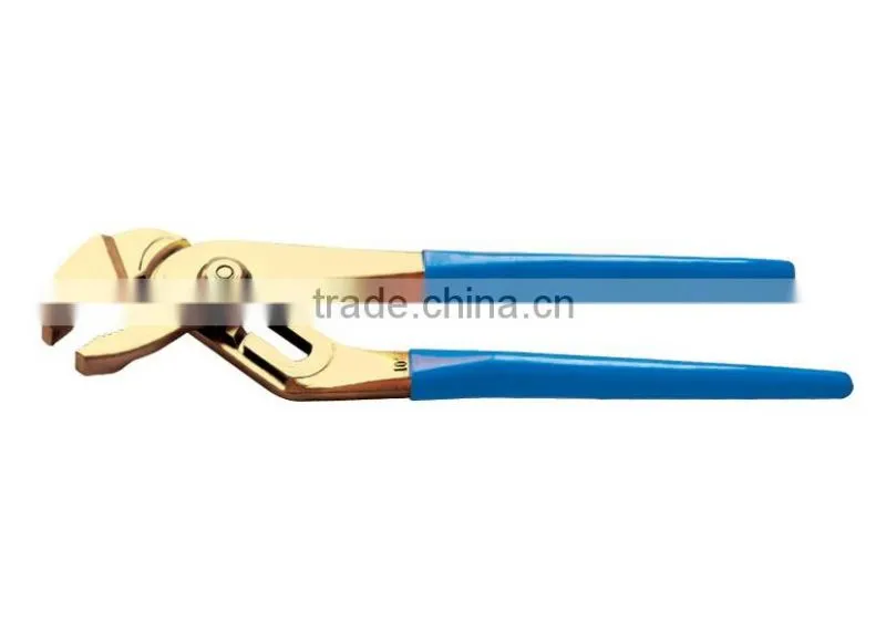 Non sparking 14"/350mm Aluminum bronze Bronz groove joint pliers